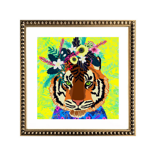 Cuadro Animal Tigre Flúor