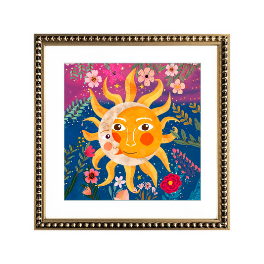 Cuadro Sol y Luna