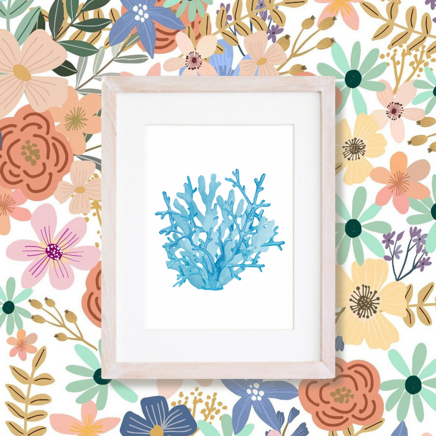 Cuadro Coral de Mar