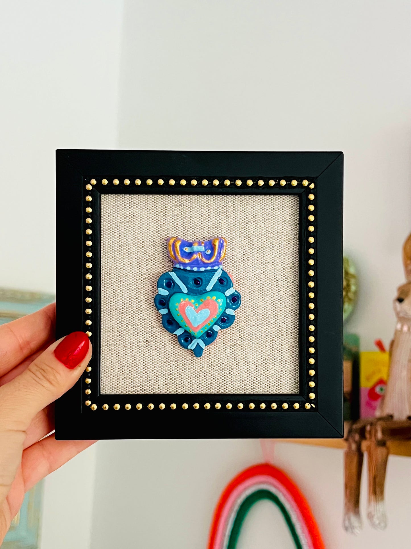 Cuadrito Corazón Alegría
