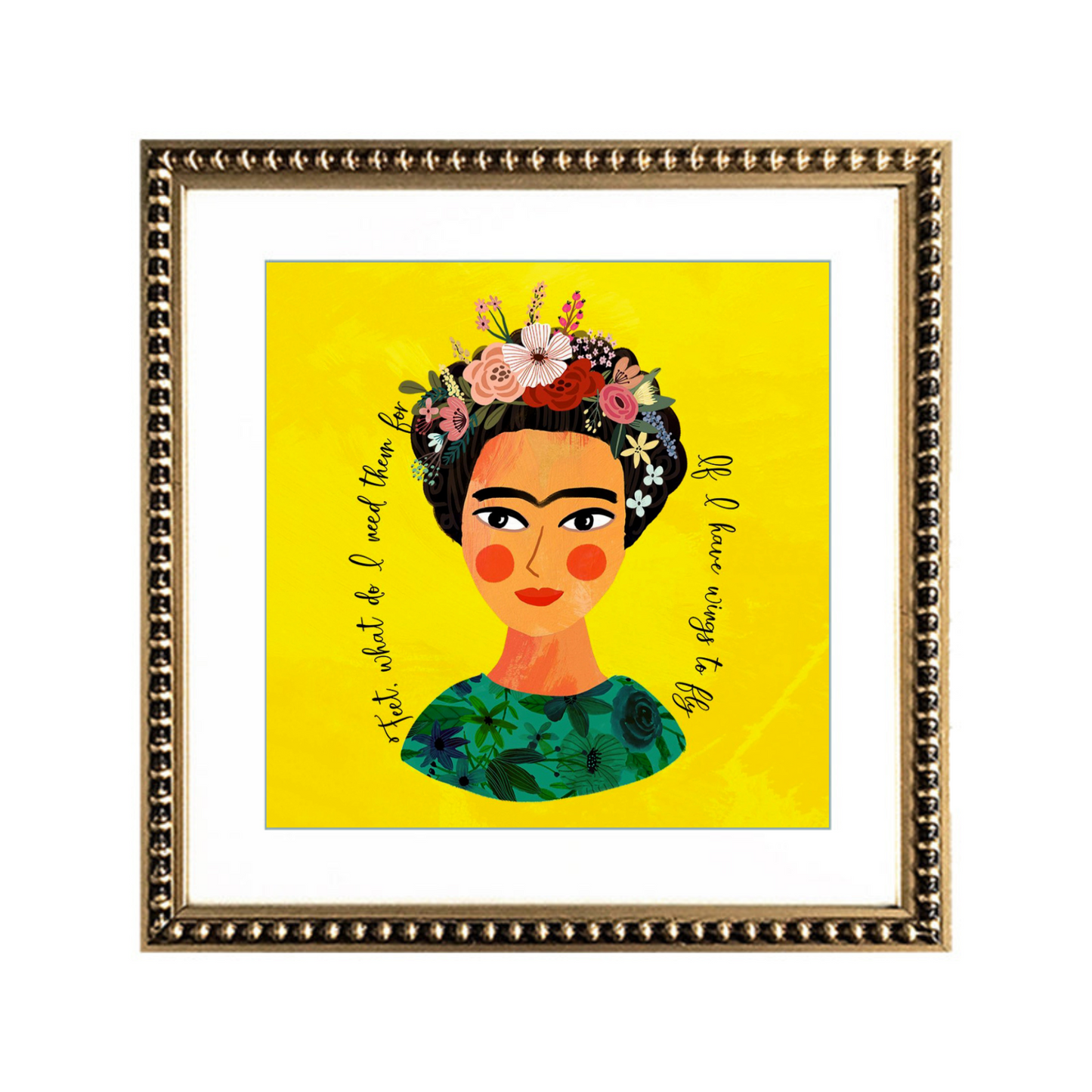 Cuadro Frida Yellow