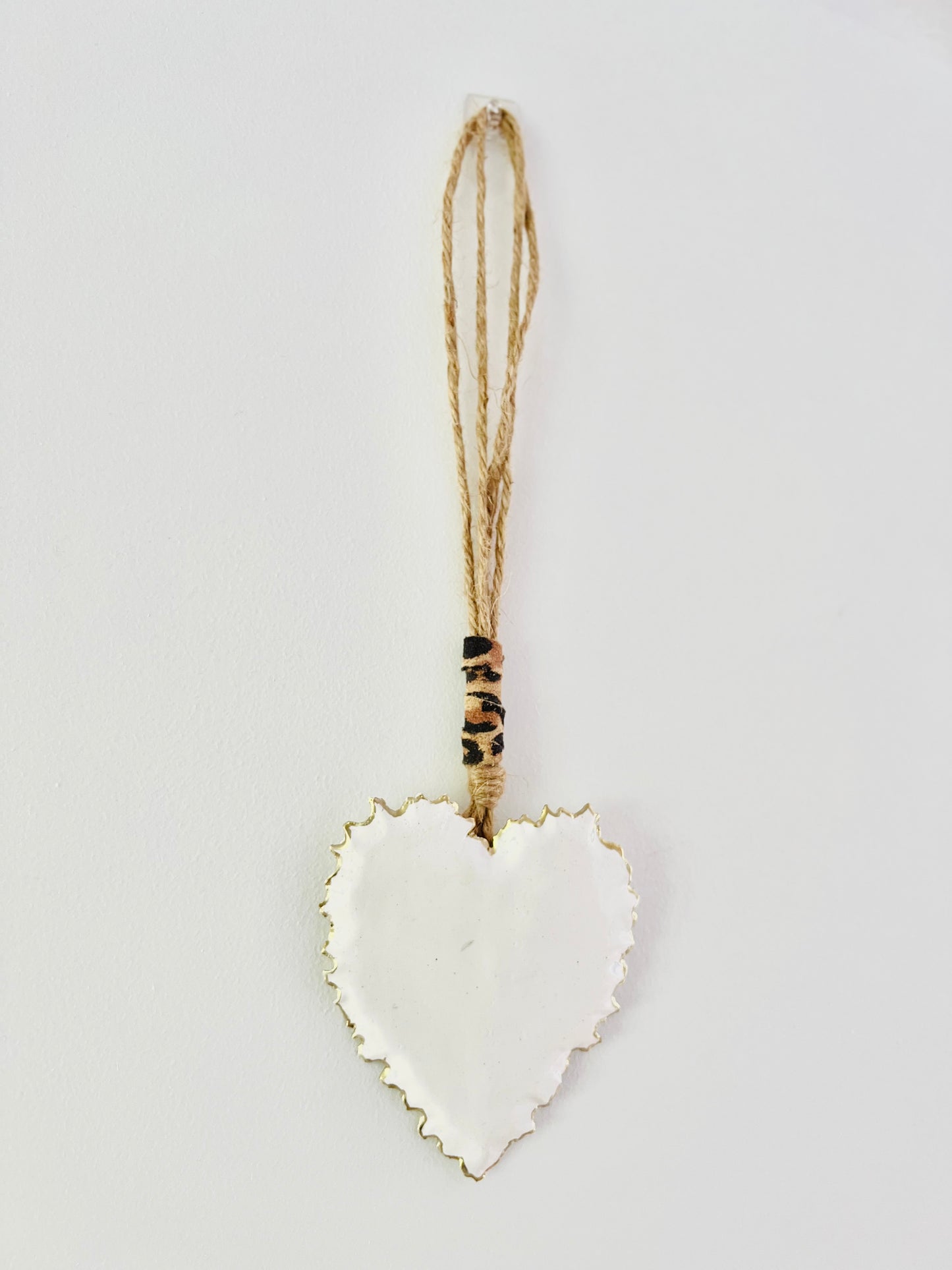 Corazón White Gold para colgar
