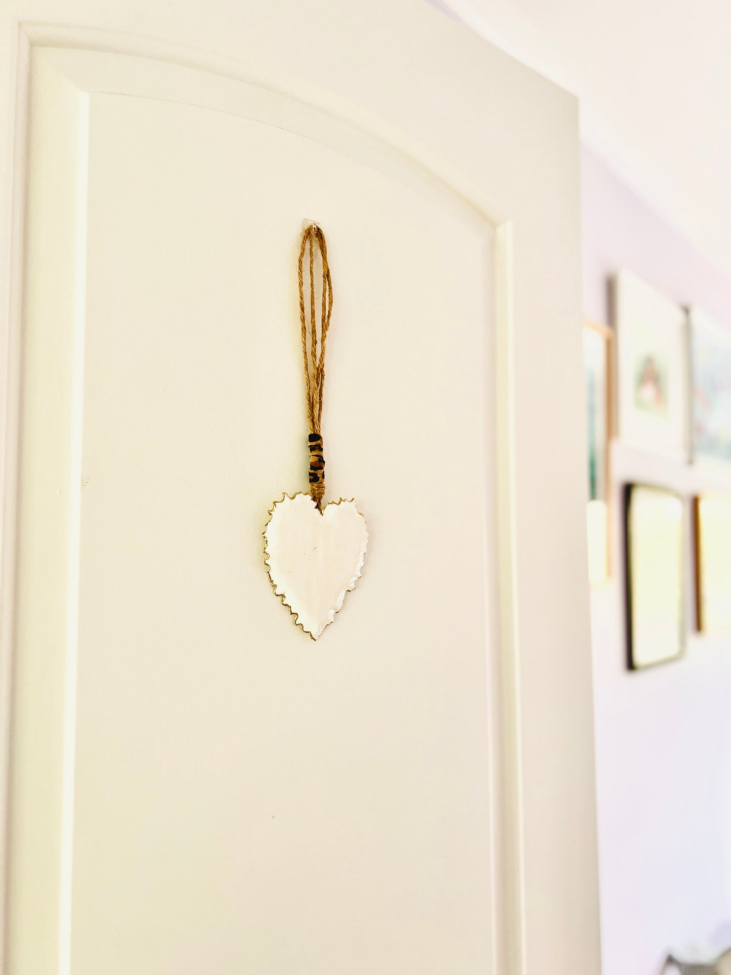Corazón White Gold para colgar