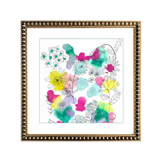 Cuadro Acuarela Mix I