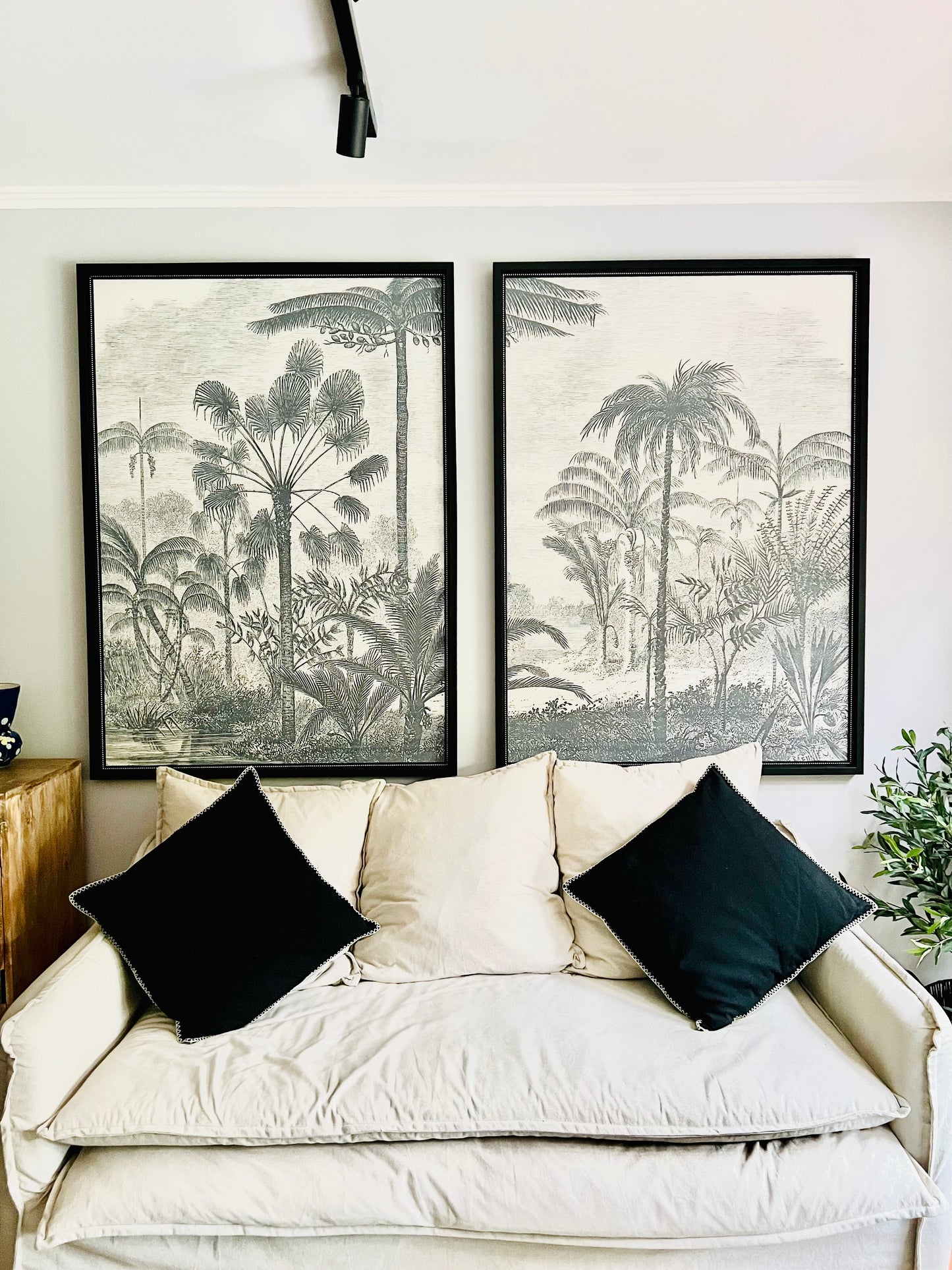 2 Cuadros Araucarias XXL
