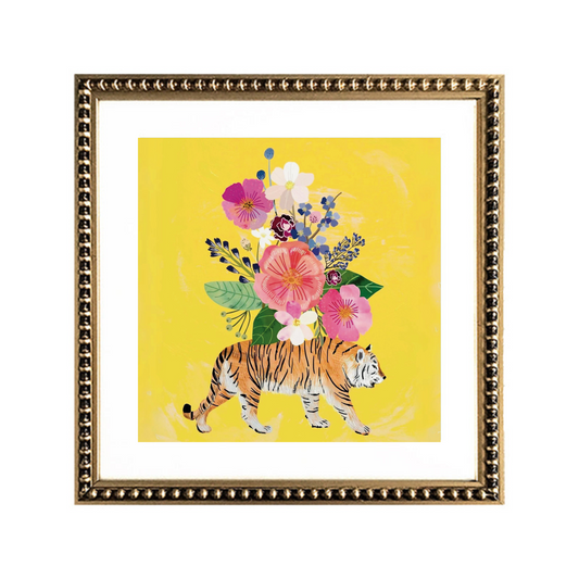 Cuadro Animal Tigre Ramo