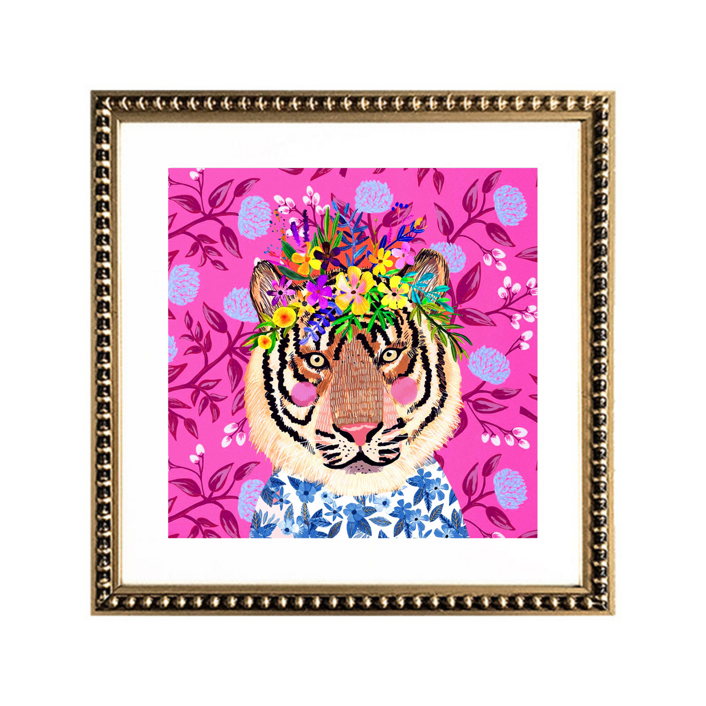 Cuadro Animal Tigre Flúor I