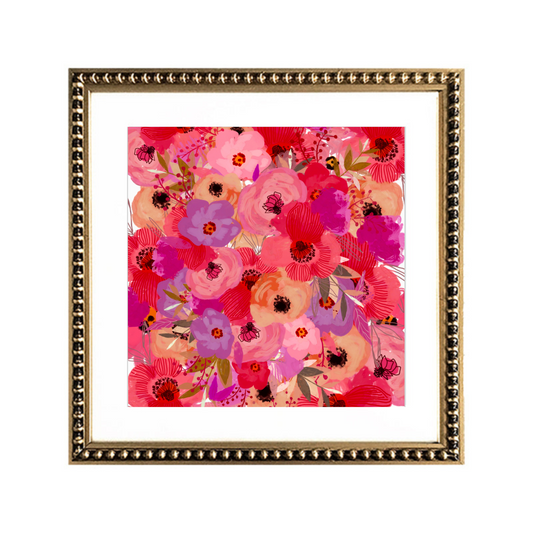 Cuadro Floral Red