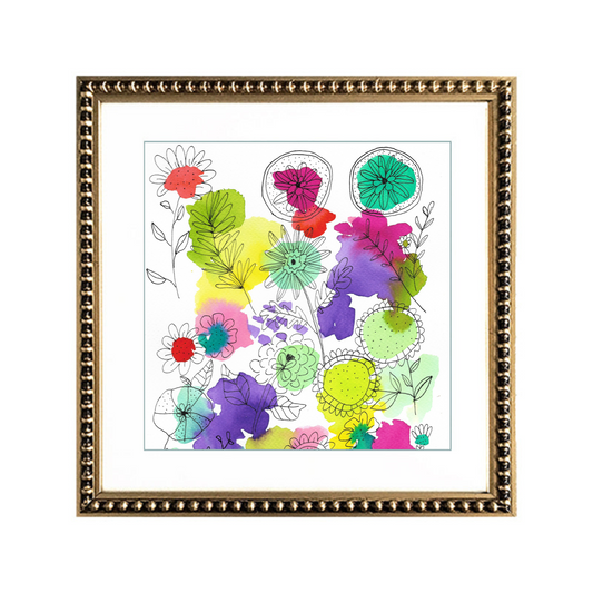 Cuadro Acuarela Mix II