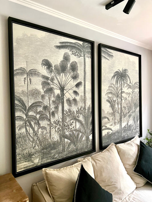 2 Cuadros Araucarias XXL