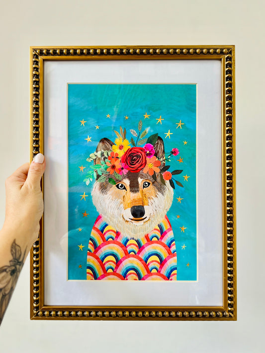 Cuadro Animales - Lobo