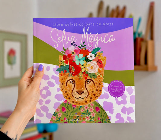Libro para Pintar “Selva Mágica”