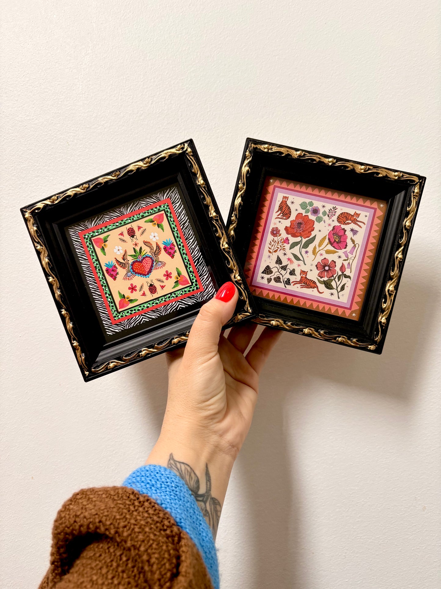 Mini Pack 2 Cuadritos Animal Print