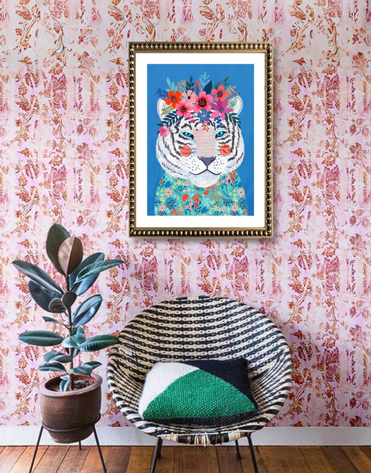 Cuadro Animales - Tigre Blanco