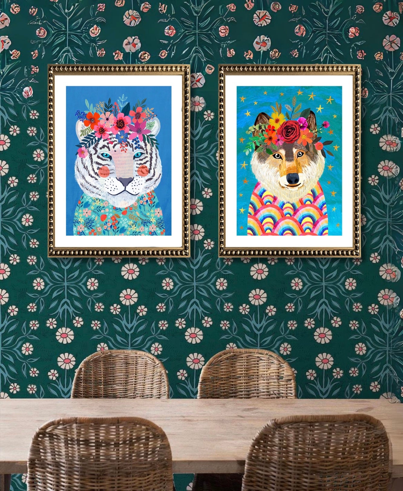 Cuadro Animales - Tigre Blanco