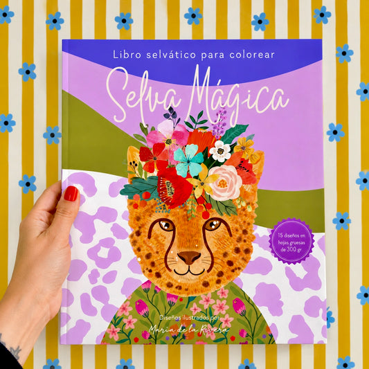 Libro para Pintar “Selva Mágica”