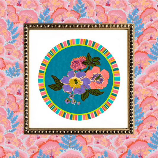 Cuadro Círculo de Flores III