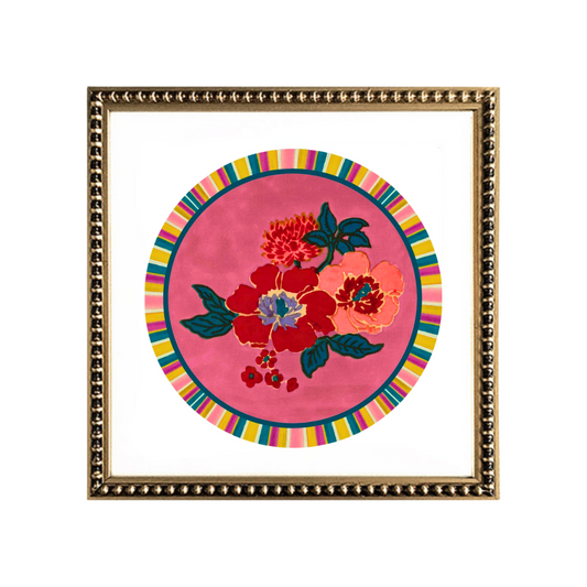 Cuadro Círculo de Flores VI
