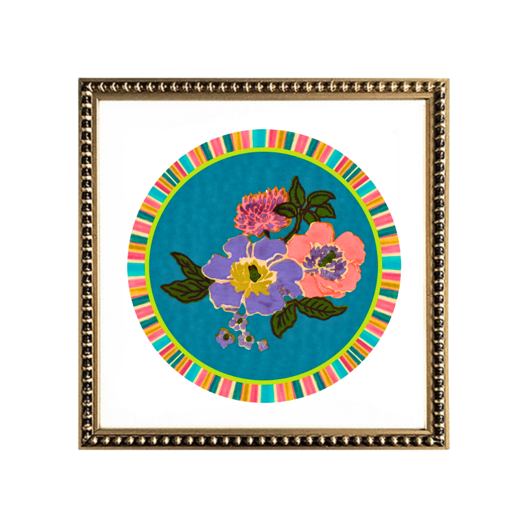 Cuadro Círculo de Flores III