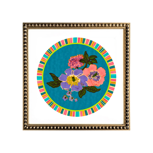 Cuadro Círculo de Flores III