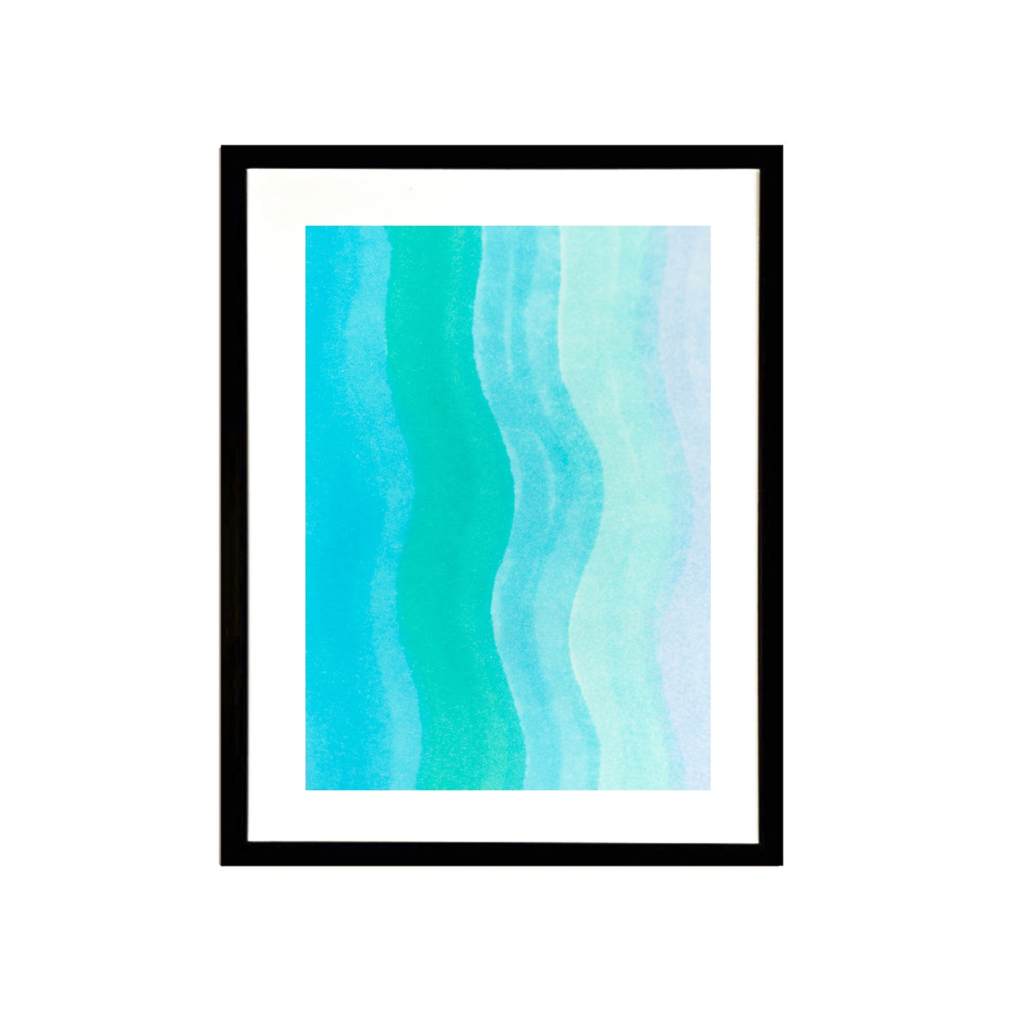 Cuadro Watercolor Light Blue