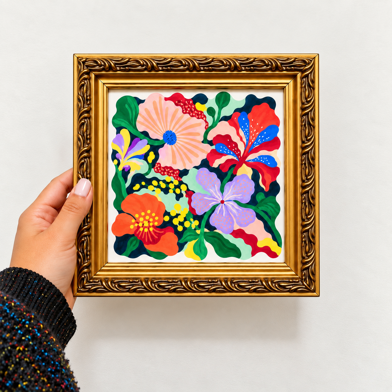 Cuadro Tropical Flowers I