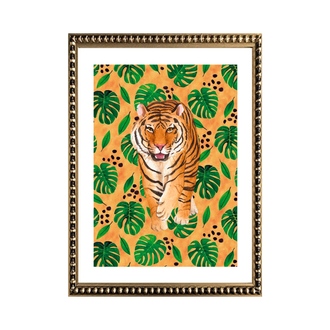 Cuadro Tigre en Selva