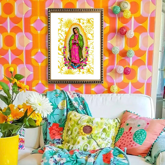 Cuadro Guadalupe Amarillo