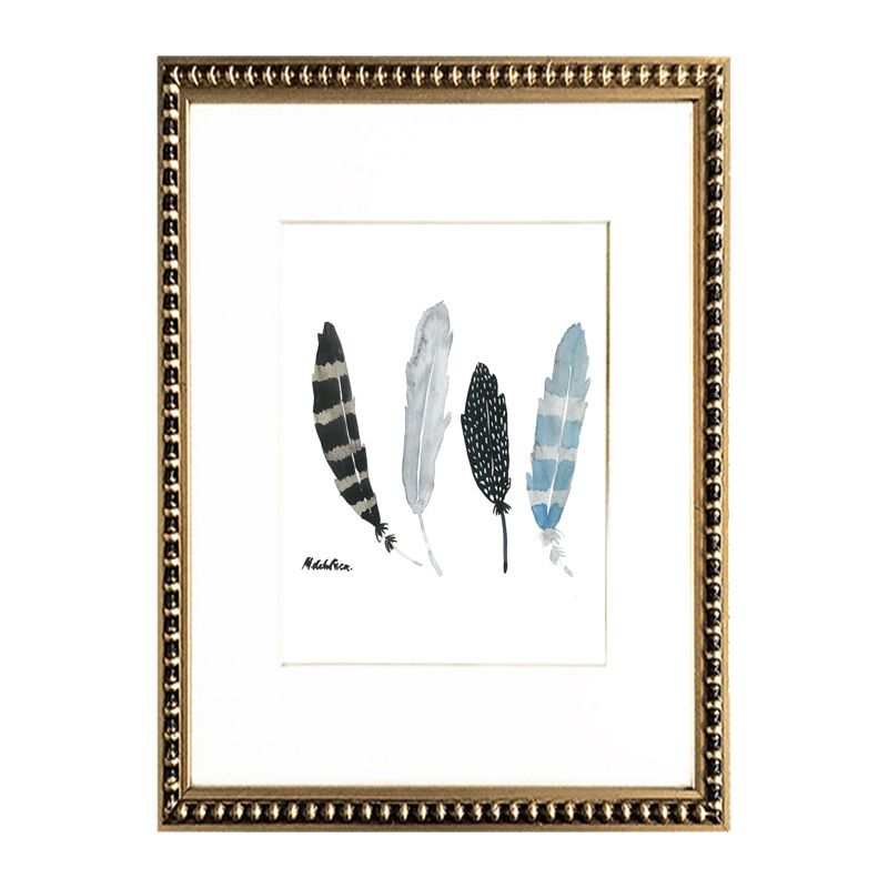 Dos Cuadros Plumas Nórdicas