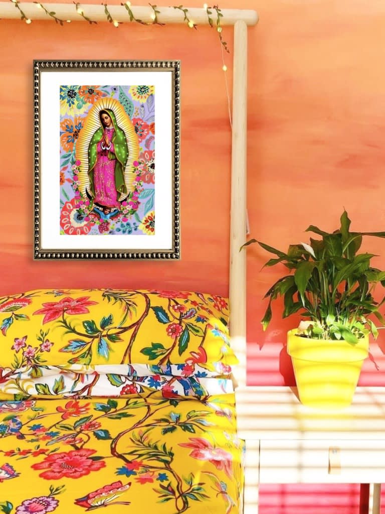 Cuadro Virgen de Guadalupe Colores