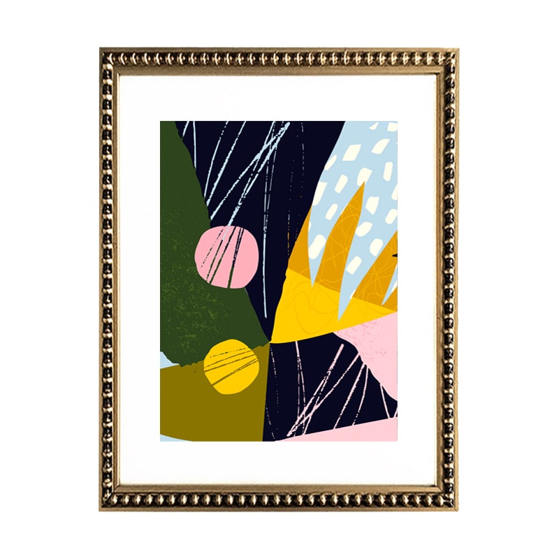 Cuadro Monstera Abstracto III