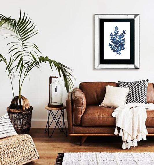Cuadro Azul Botánica