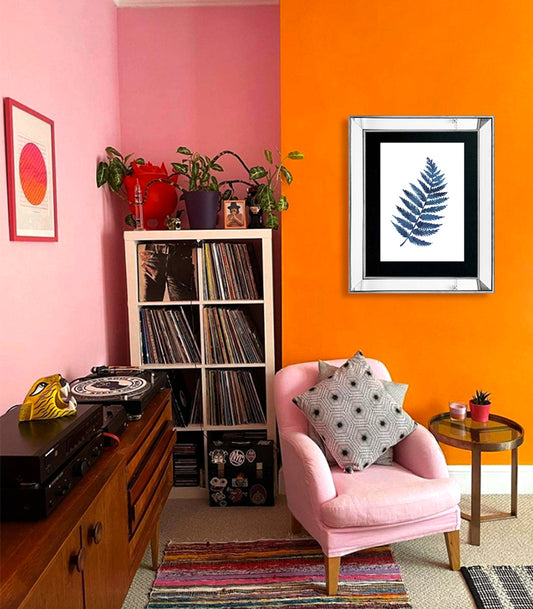 Cuadro Azul Botánica II