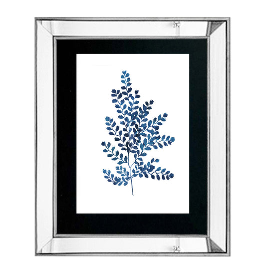 Cuadro Azul Botánica III