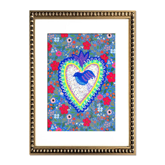 Cuadro Corazón Flores 20