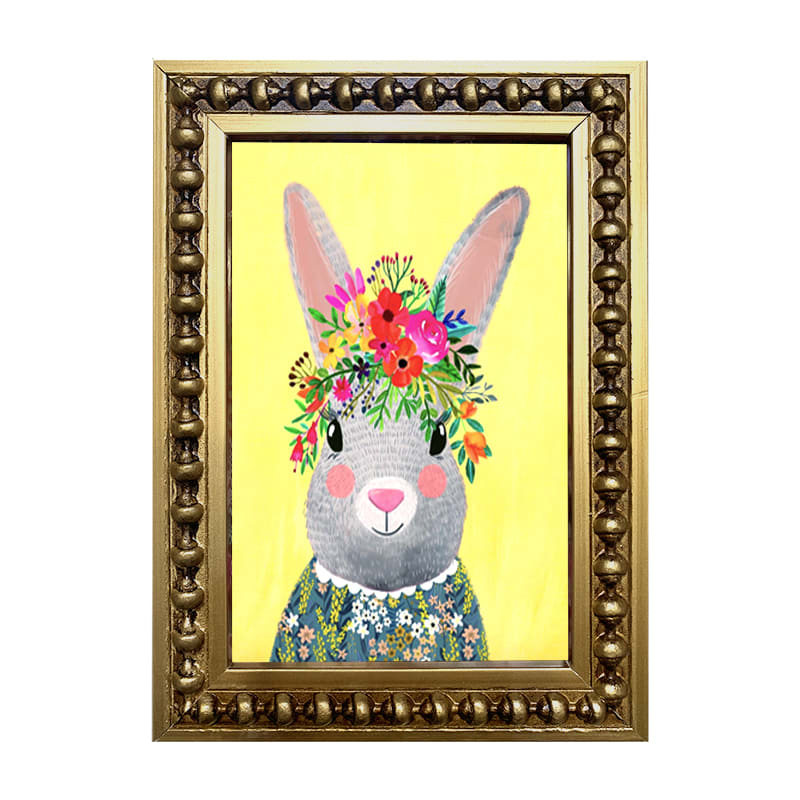 Mini Conejo Flor