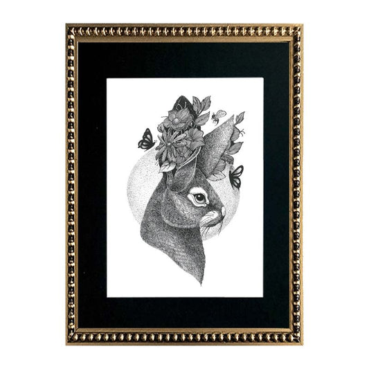 Cuadro Conejo Ilustrado