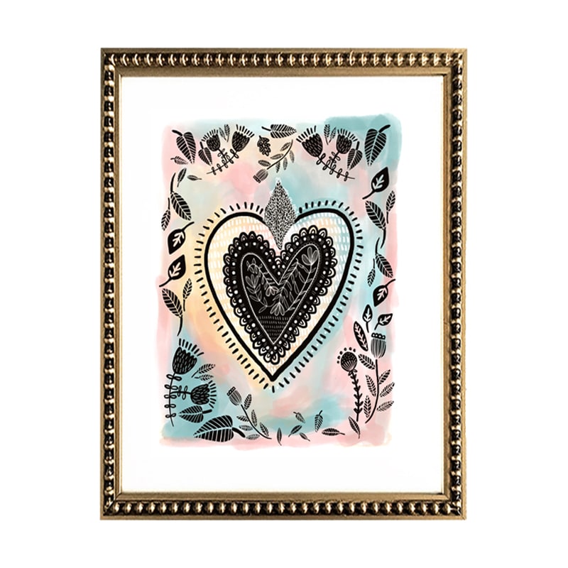Cuadro Corazón Claro