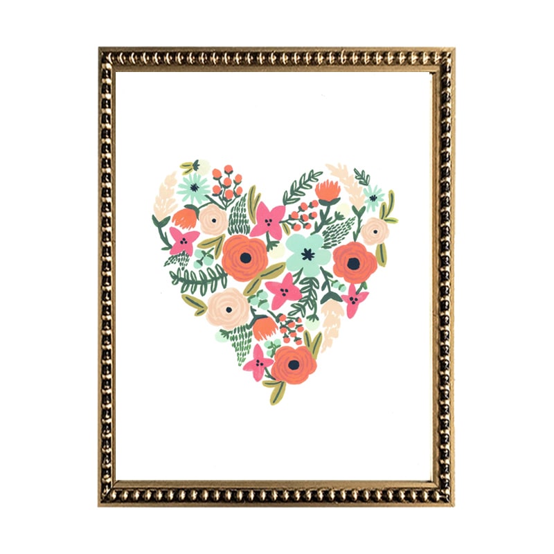 Heart Flowers I