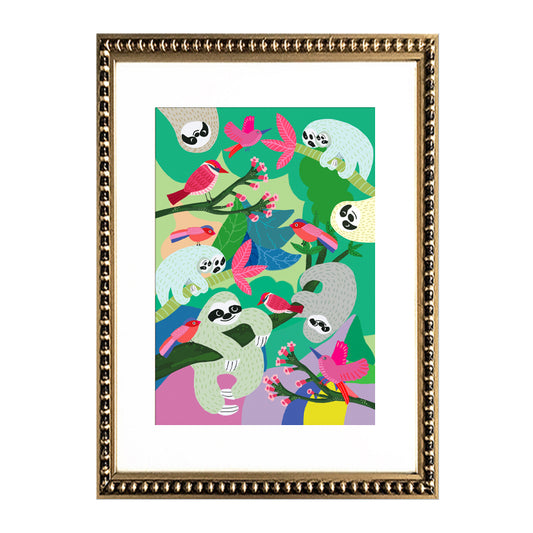 Cuadro Animalitos Perezosos