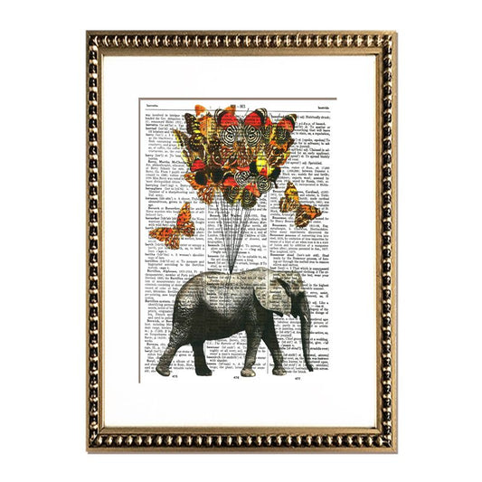 Elefante Globos de Mariposas