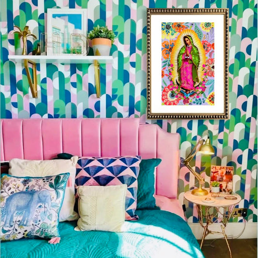 Cuadro Virgen de Guadalupe Colores