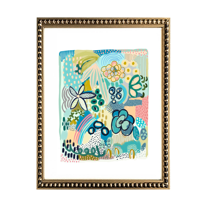 Cuadro Abstracto en Verde I