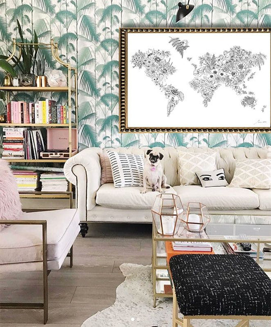 Mapa Mundi de Flores