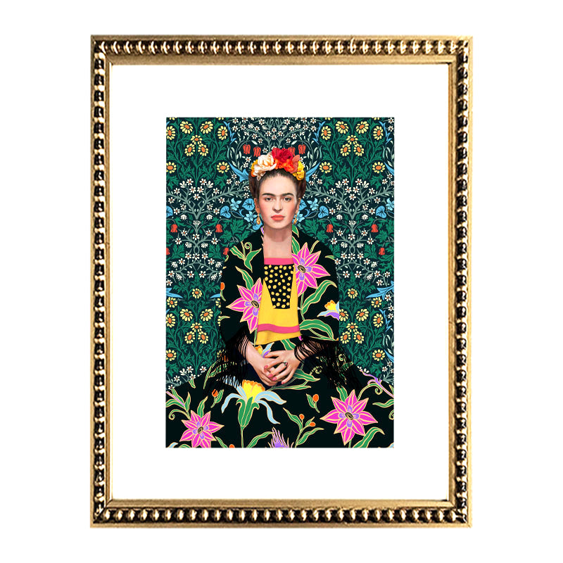 Cuadro Frida Dots Flowers