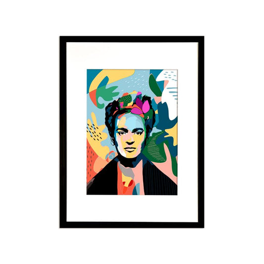 Frida Kahlo Geométrico