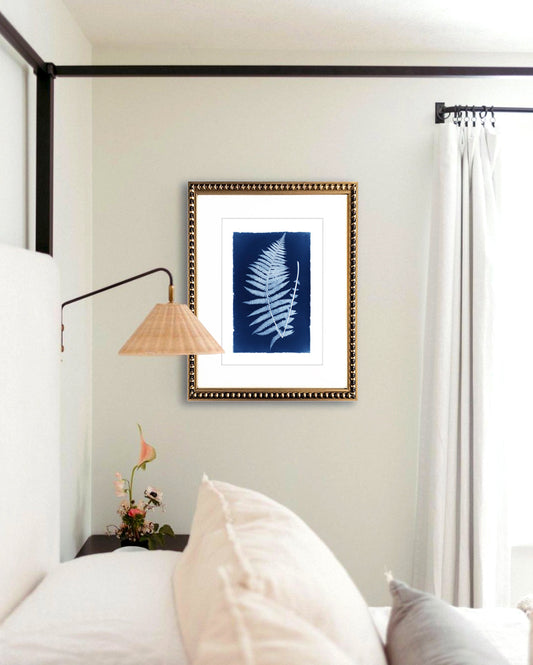 Cuadro Helecho en Blue II