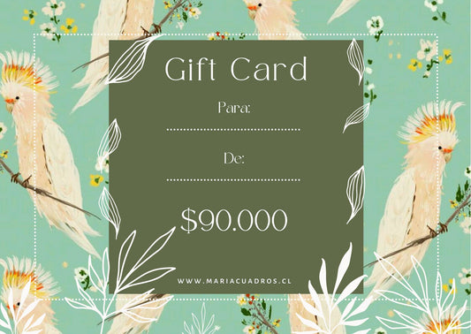 Gift Card $90.000