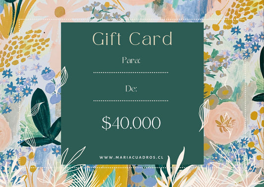 Gift Card $40.000