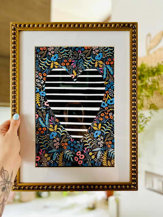 Flash Sale Corazón Rayas